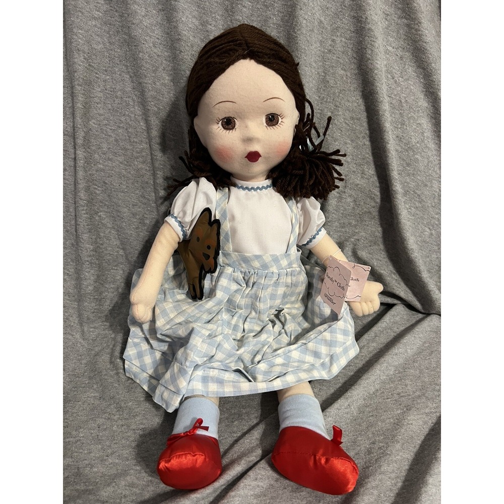 2008 Madame Alexander Dorothy Wizard of Oz Cloth Doll Ruby‎ Slippers*Toto*